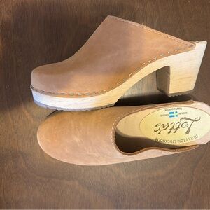 Lotta From Stockholm Brown Leather Mules